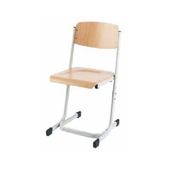 školní židle nastavitelná s pevnou konstrukcí